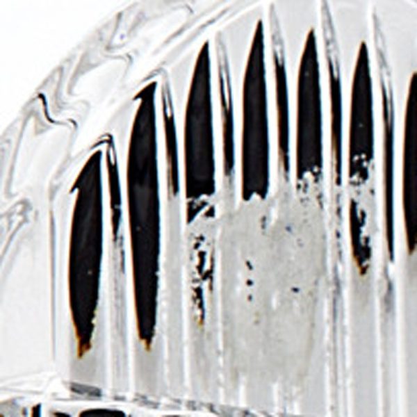 9" Clear Rectangular Crystal Cracker Tray - Image 3