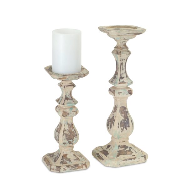 Set Of Two White Flameless Tabletop - Image 2