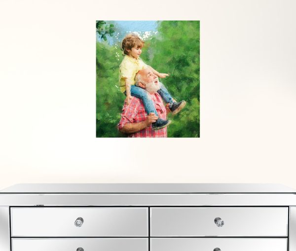 Black and White Fabric Wall Decor - Image 2