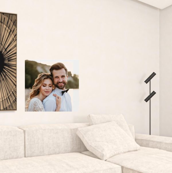 Black and White Fabric Wall Decor - Image 2