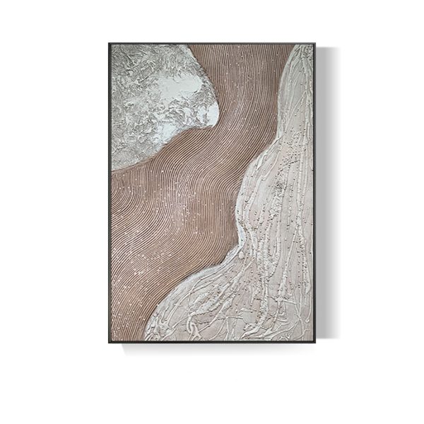Black and White Fabric Airplane Wall Decor - Image 2