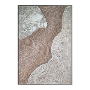 Black and White Fabric Airplane Wall Decor