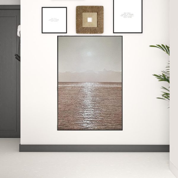 Black and White Fabric Airplane Wall Decor - Image 2