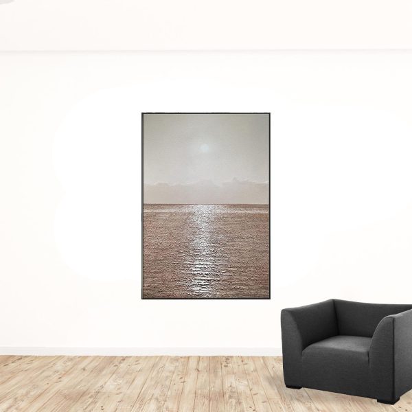 Black and White Fabric Airplane Wall Decor - Image 2