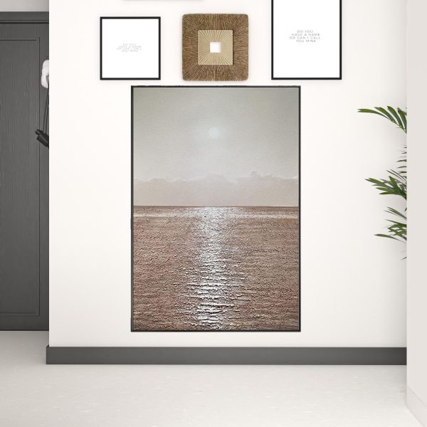 Black and White Fabric Airplane Wall Decor - Image 2