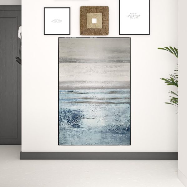 Black and White Fabric Airplane Wall Decor - Image 2