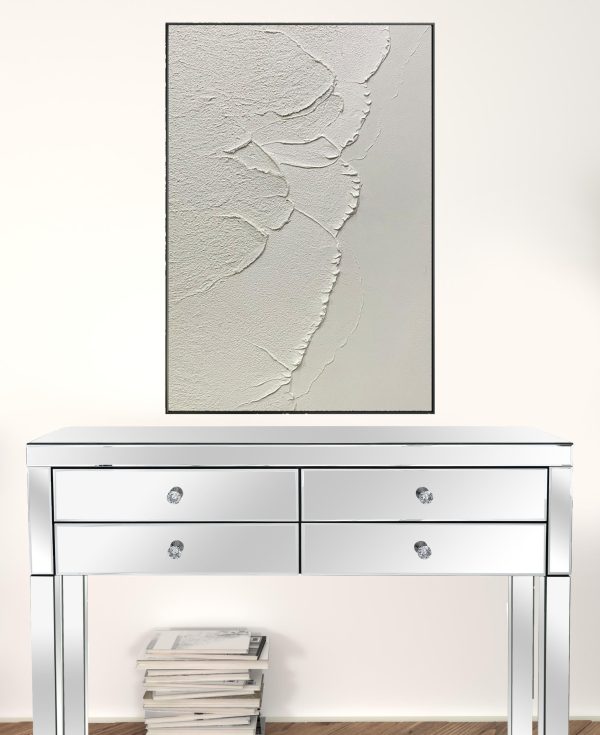 Black and White Fabric Airplane Wall Decor - Image 2