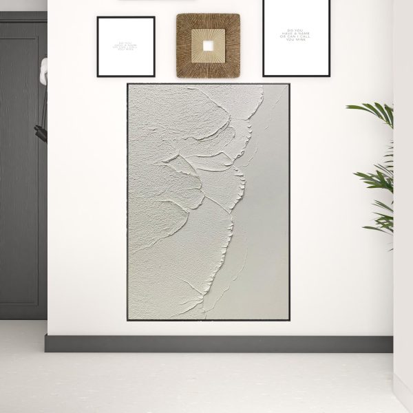 Black and White Fabric Airplane Wall Decor - Image 2