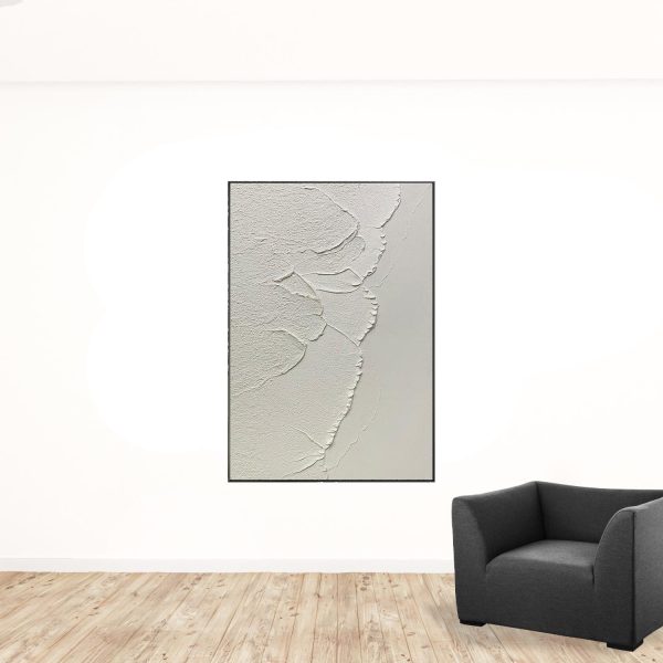 Black and White Fabric Airplane Wall Decor - Image 2