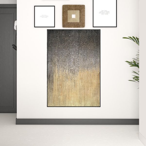 Black and White Fabric Airplane Wall Decor - Image 2