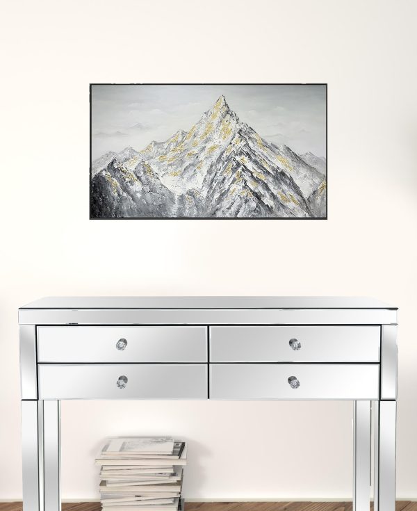 Black and White Fabric Airplane Wall Decor - Image 2