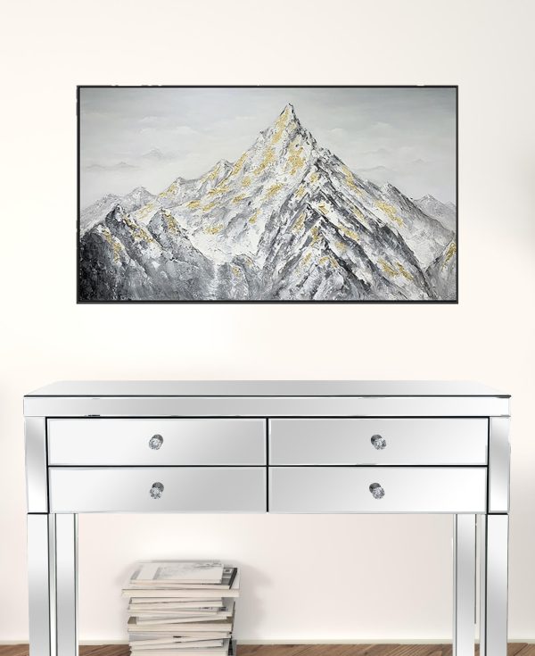 Black and White Fabric Airplane Wall Decor - Image 2