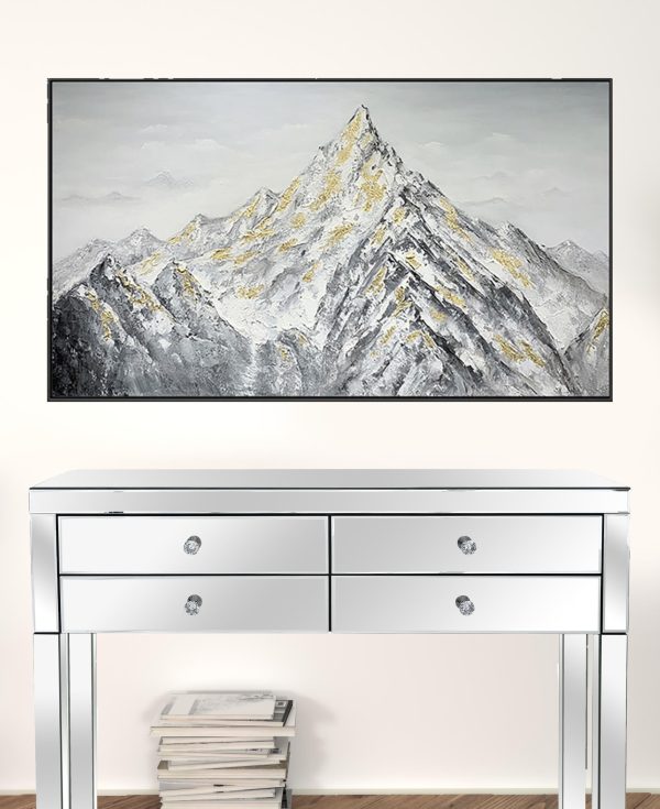 Black and White Fabric Airplane Wall Decor - Image 2