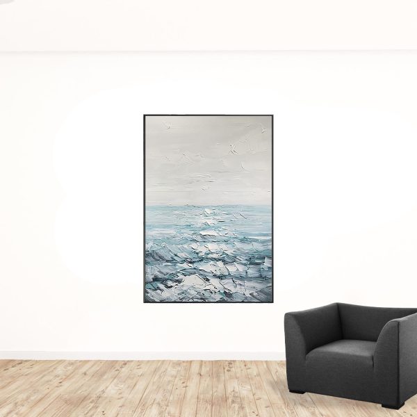 Black and White Fabric Airplane Wall Decor - Image 2