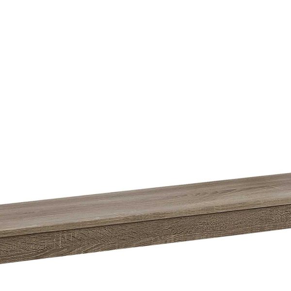 47" Taupe Console Table With Storage - Image 3