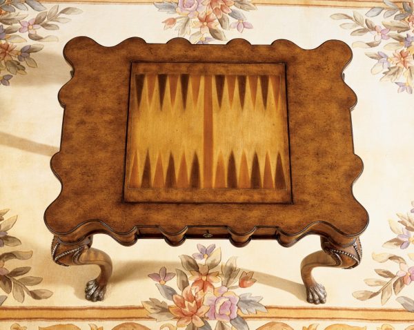 39" Brown Wood Coffee Table With Drawer - Image 2