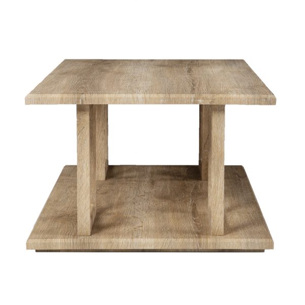 42" Natural Wood Coffee Table - Image 3