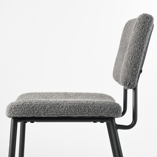 Set of Two 27" Green And Black Steel Low Back Bar Height Bar Chairs - Image 2