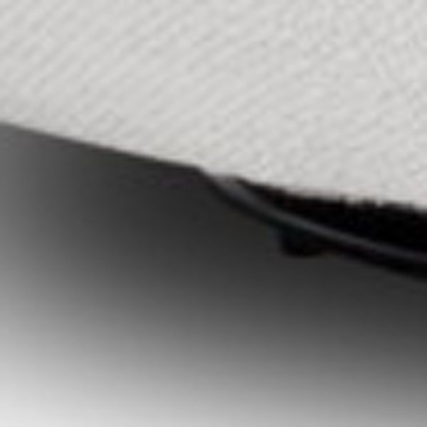 47" Off White 100% Polyester And Black Solid Color Swivel Barrel Chair - Image 3