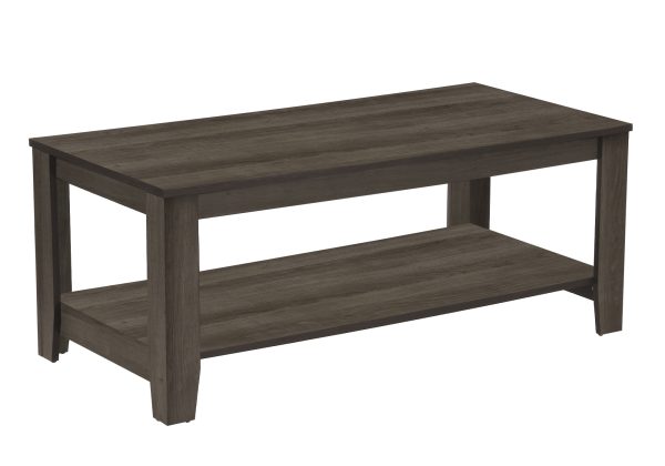 Set of Three 42" Oak Coffee Table With Three Shelves - Image 3