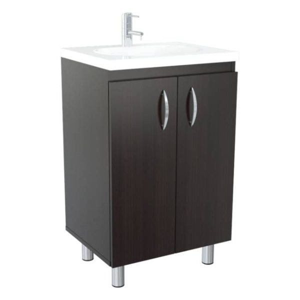 Modern Espresso Color Vanity And Sink - Image 2
