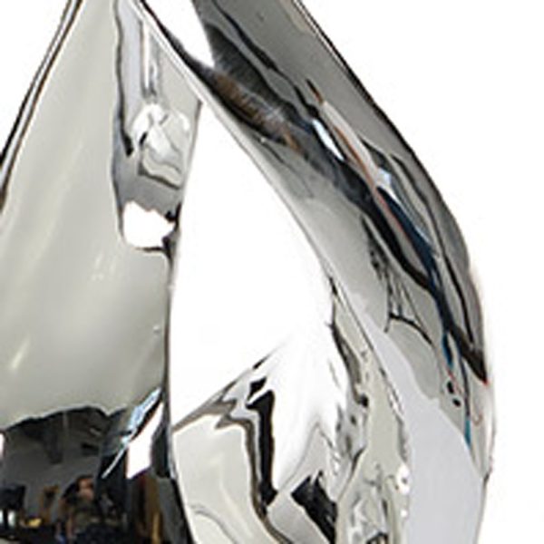 33" Silver Rotatory Sculpture - Image 3
