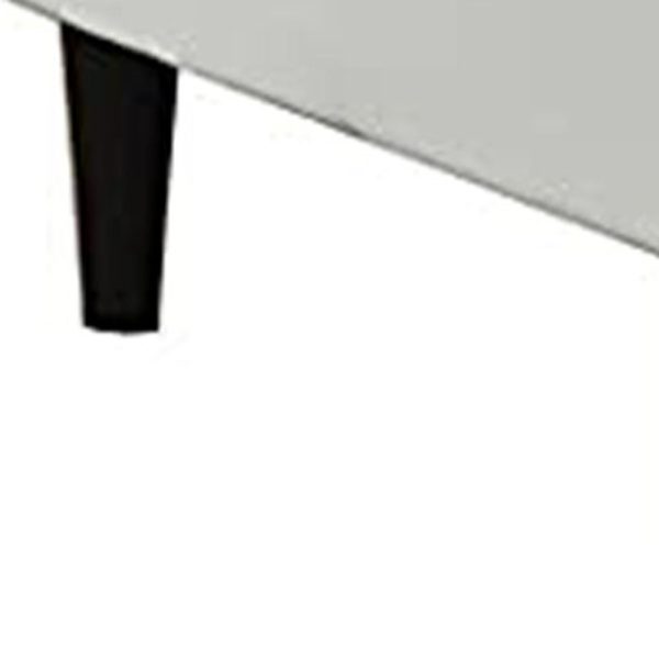 30" White and Black Faux Leather Arm Chair And Toss Pillow - Image 3