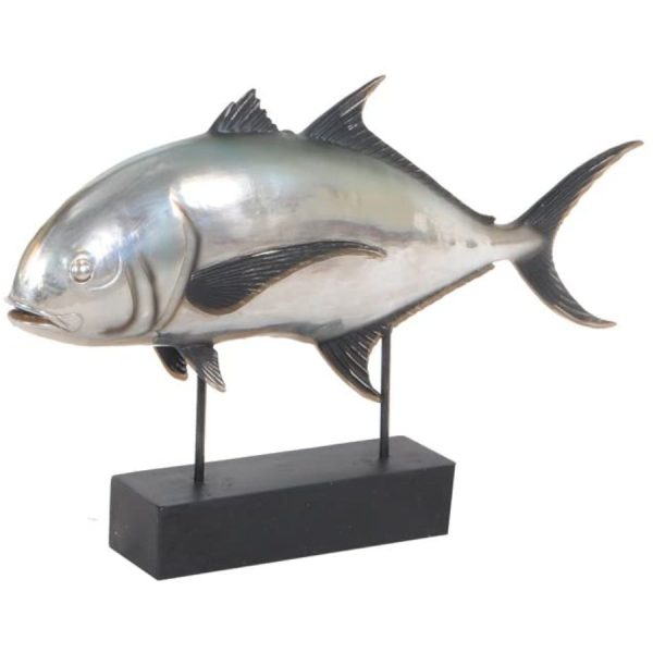 15" Multiple Colors Metal Hand Painted Sculpture - Image 2