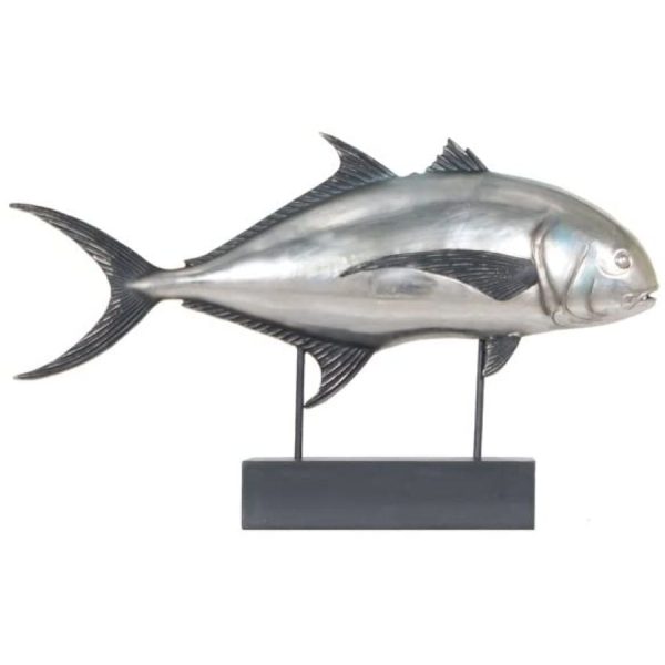 15" Multiple Colors Metal Hand Painted Sculpture - Image 3