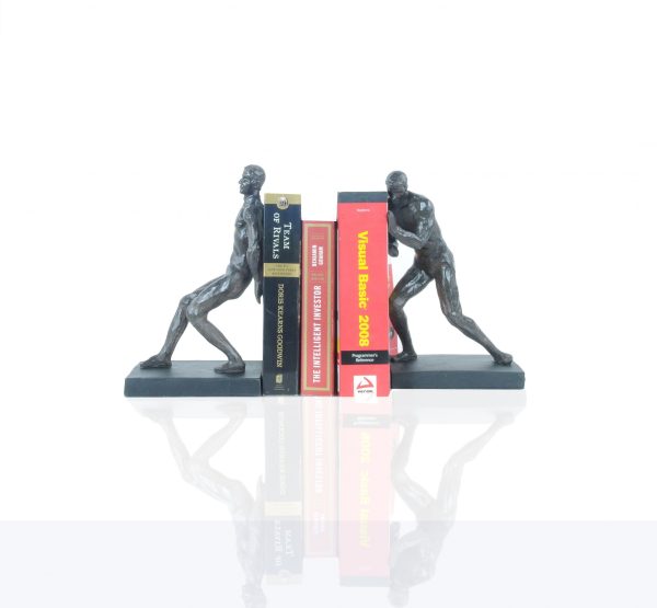 4.5" X 6" X 10.5" Gymnastic Man Bookend Set Of 2 - Image 3