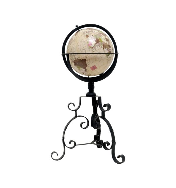 11" X 11" X 22.5" Globe On Tristand - Image 2
