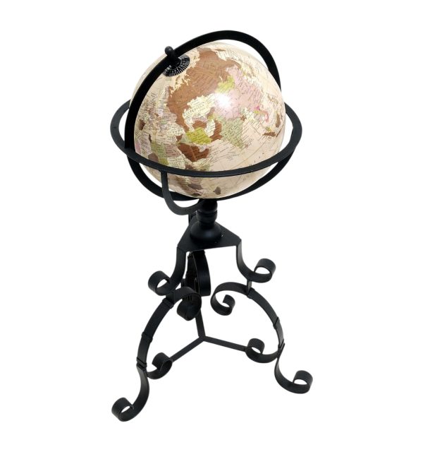 11" X 11" X 22.5" Globe On Tristand - Image 3