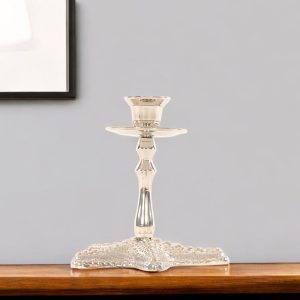 5" Silver Brass Starfish Tabletop Candle Holder