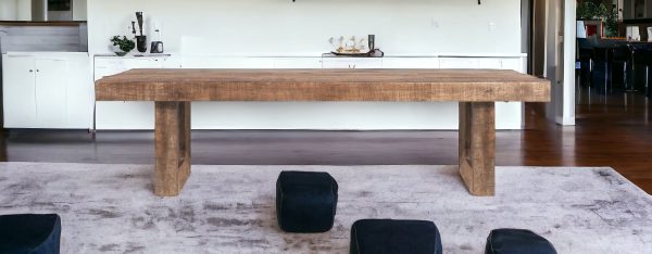 Solid Mango Wood Dining Bench - Image 2