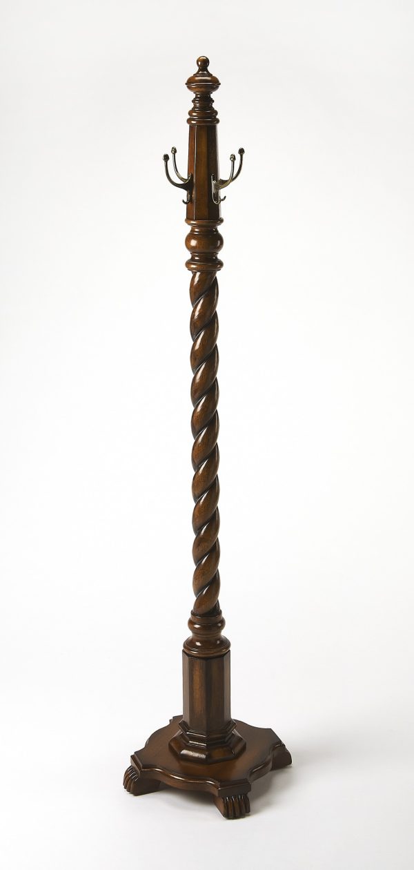 Joshua Vintage Oak Costumer - Image 2