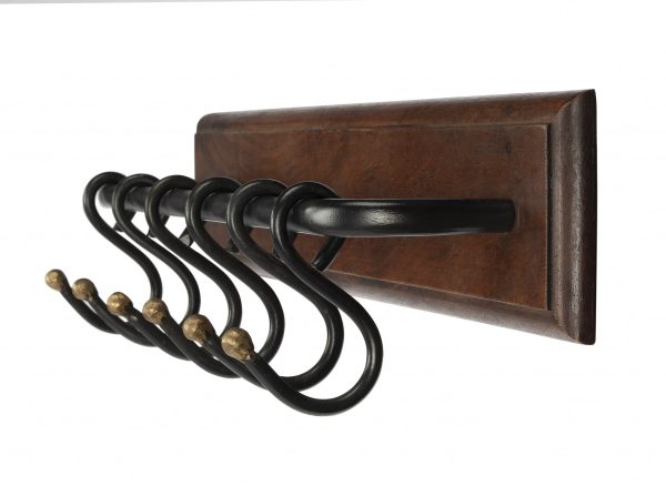 Glendo Iron & Wood Wall Rack - Image 2