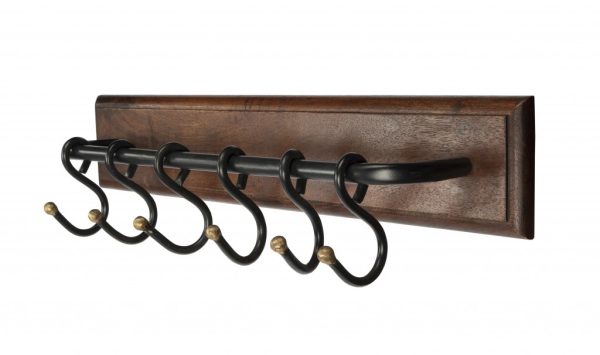 Glendo Iron & Wood Wall Rack - Image 3