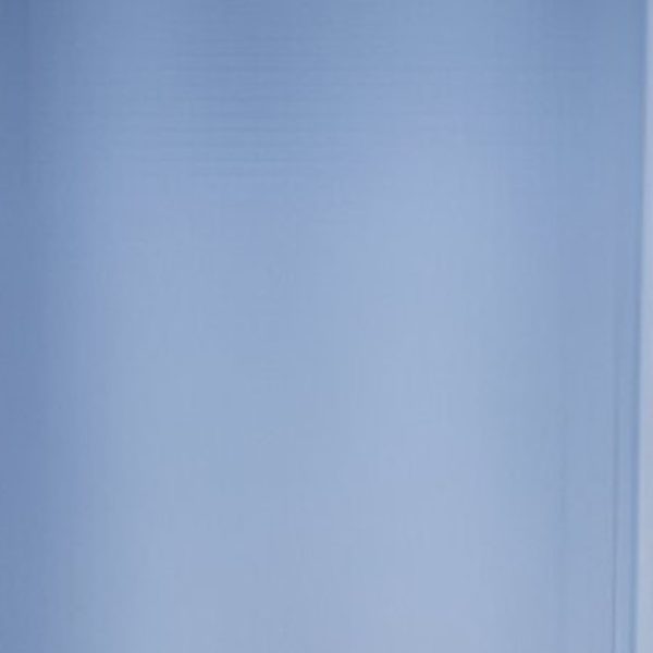 11" Blue And Clear Cylinder Crystal Glass Table Vase - Image 3