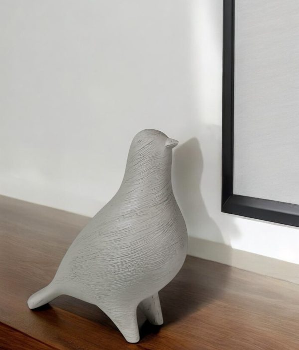 Jumbo Textured Ceramic Bird Sculpture