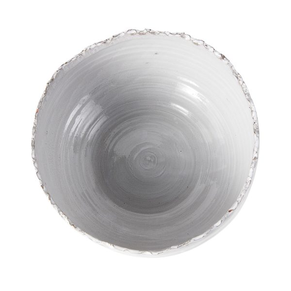 5" White Ceramic Decorative Bowl - Image 3