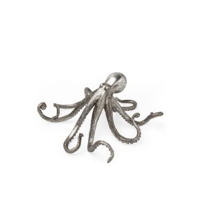 Petite Silver Resin Octopus Sculpture