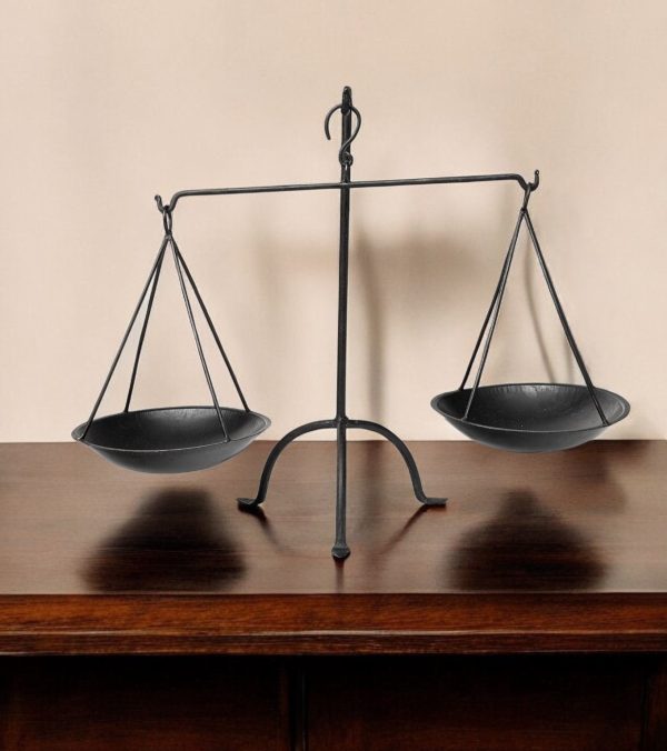 Libra Dark Metal Vintage Decorative Scale - Image 2
