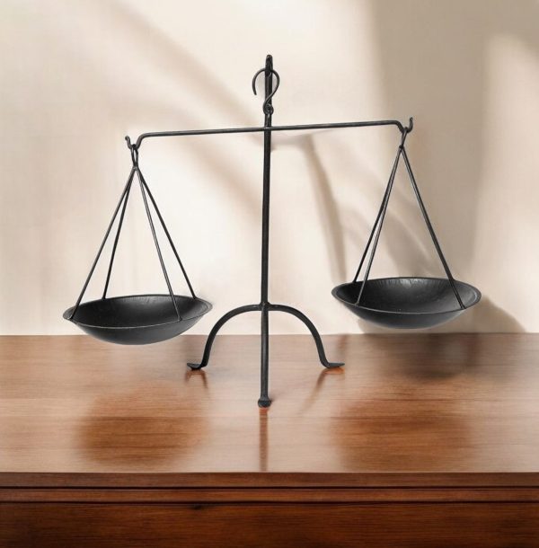 Libra Dark Metal Vintage Decorative Scale - Image 3