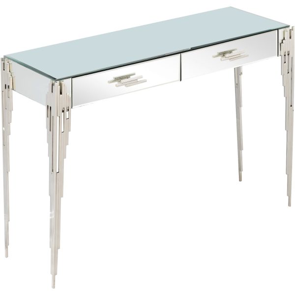 Rectangular Striped Falling Console Table - Image 3