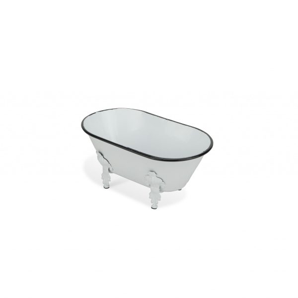 White Bathtub Decorative Sculpture - Image 2