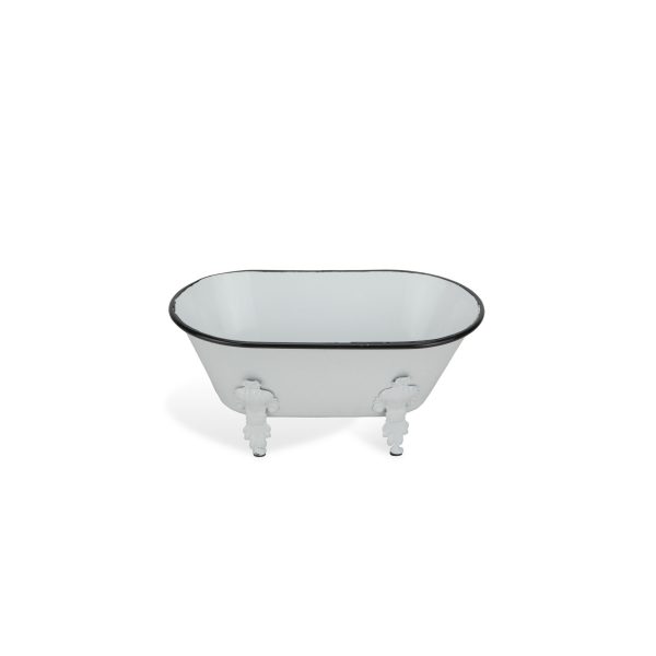 White Bathtub Decorative Sculpture - Image 3