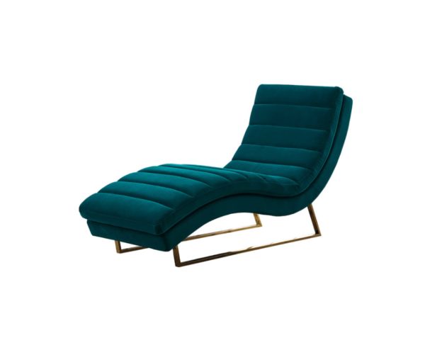 26" Green And Silver Velvet Tufted Lounge Chair