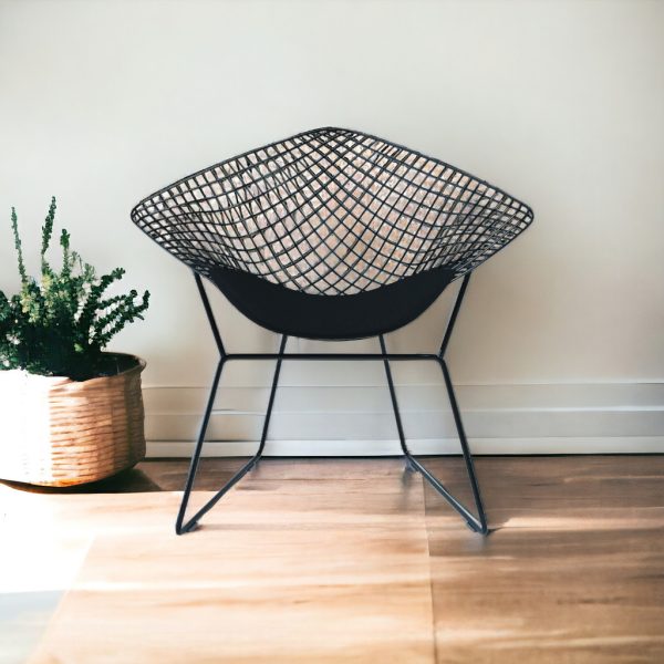32" Black Lounge Chair - Image 2