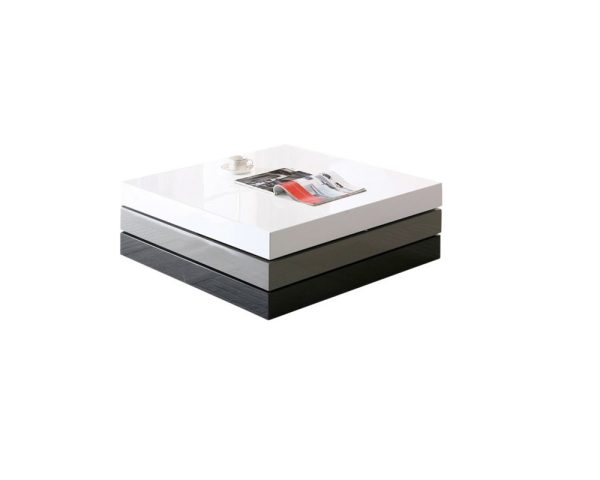 12.5" 3 Tone Mdf Square Coffee Table - Image 3
