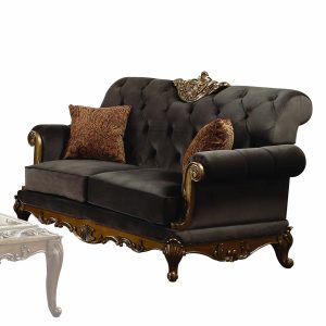 69" Brown Loveseat
